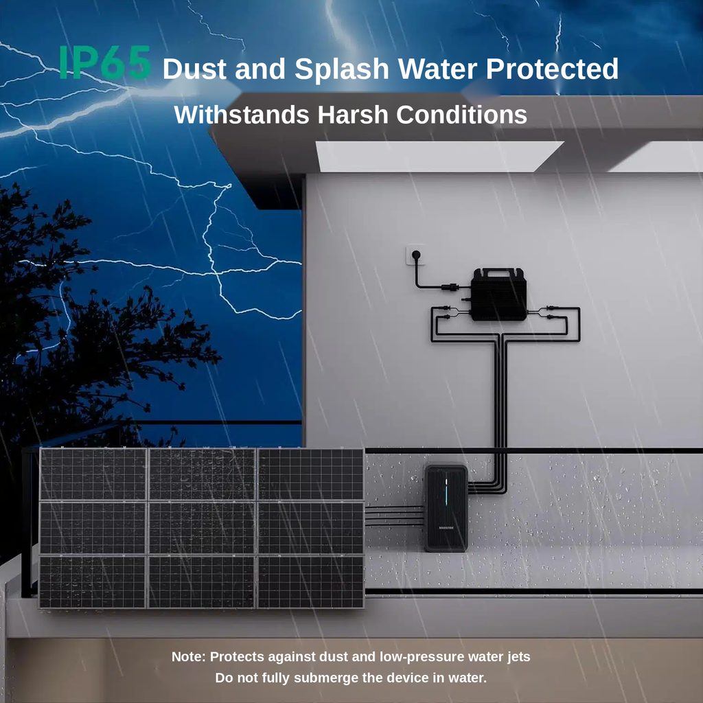 Marstek Solarbank B2500-D Solar Storage Unit 2240Wh LiFePo4 Battery for Balcony Power Plant