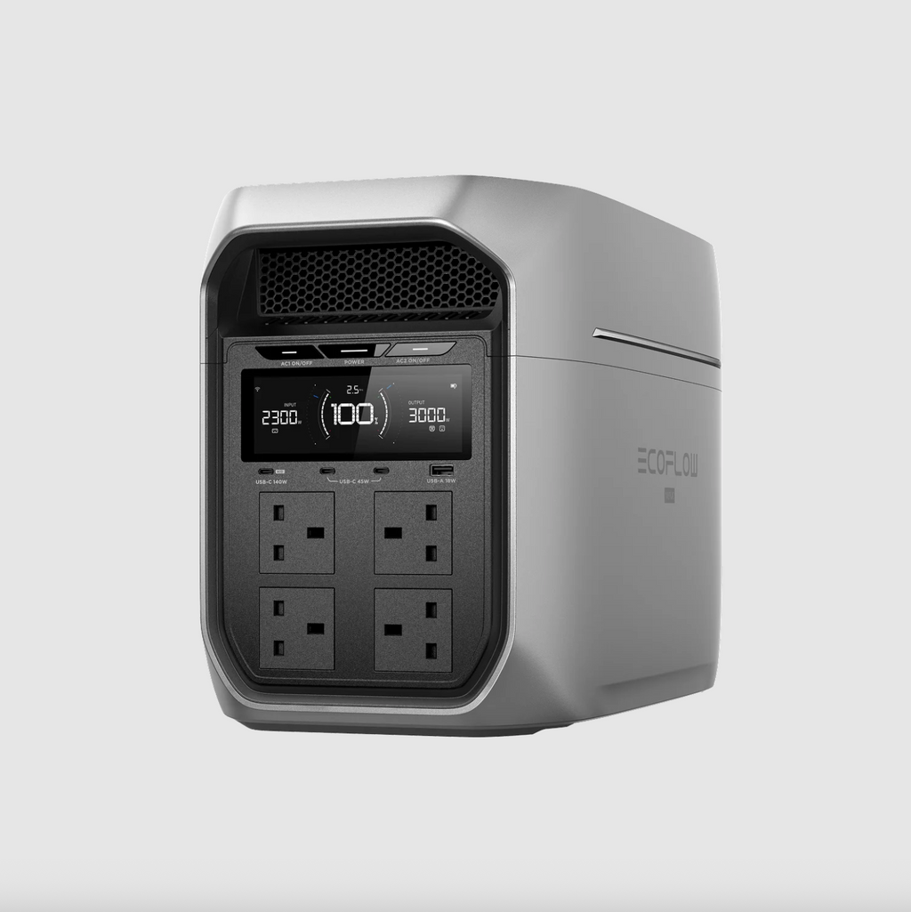 EcoFlow DELTA 3 Max Portable Power Station 2048Wh LiFePO4 Solar Generator Home Backup Camping UK