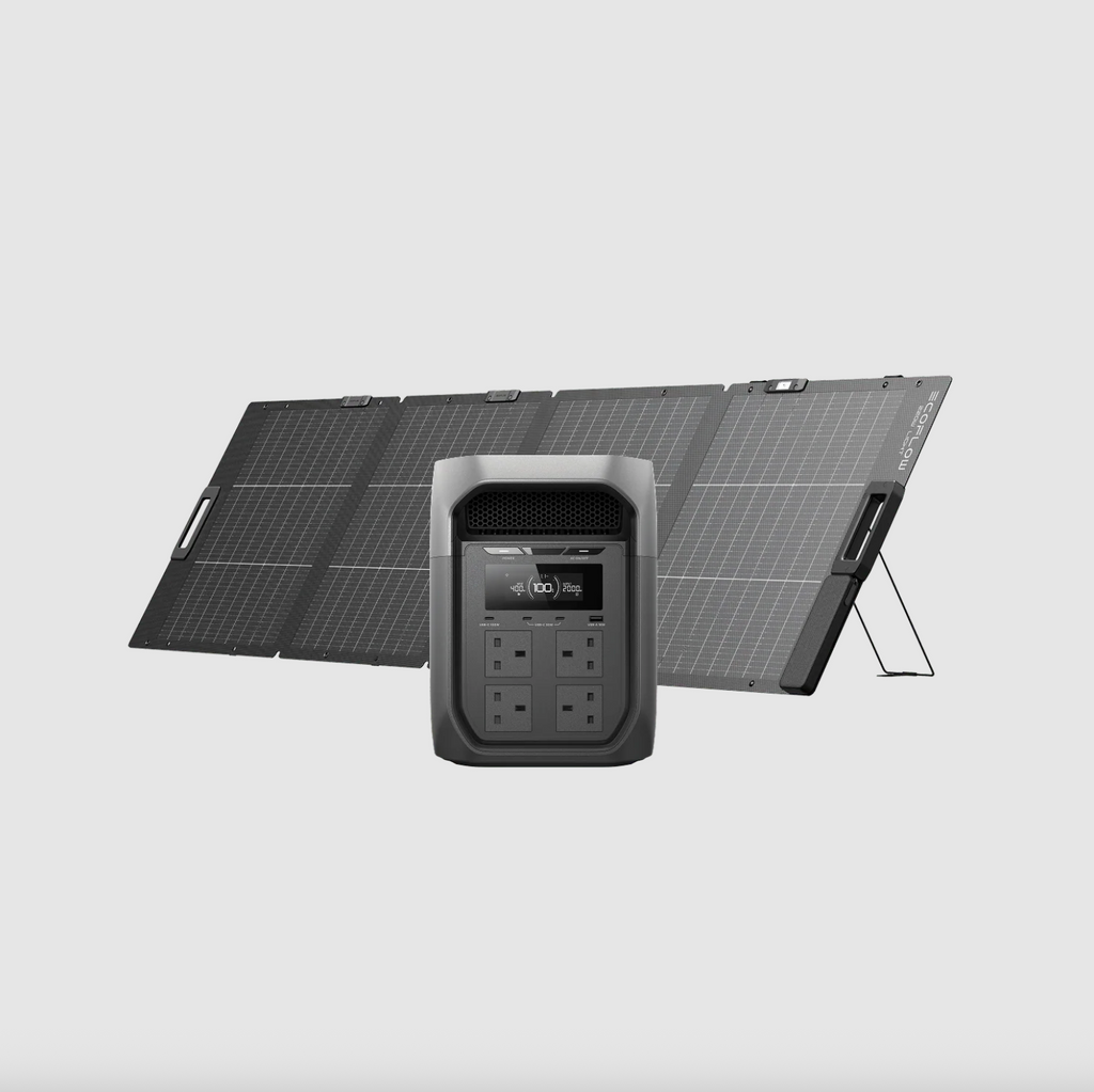 EcoFlow DELTA 3 Max Portable Power Station 2048Wh LiFePO4 Solar Generator Home Backup Camping UK