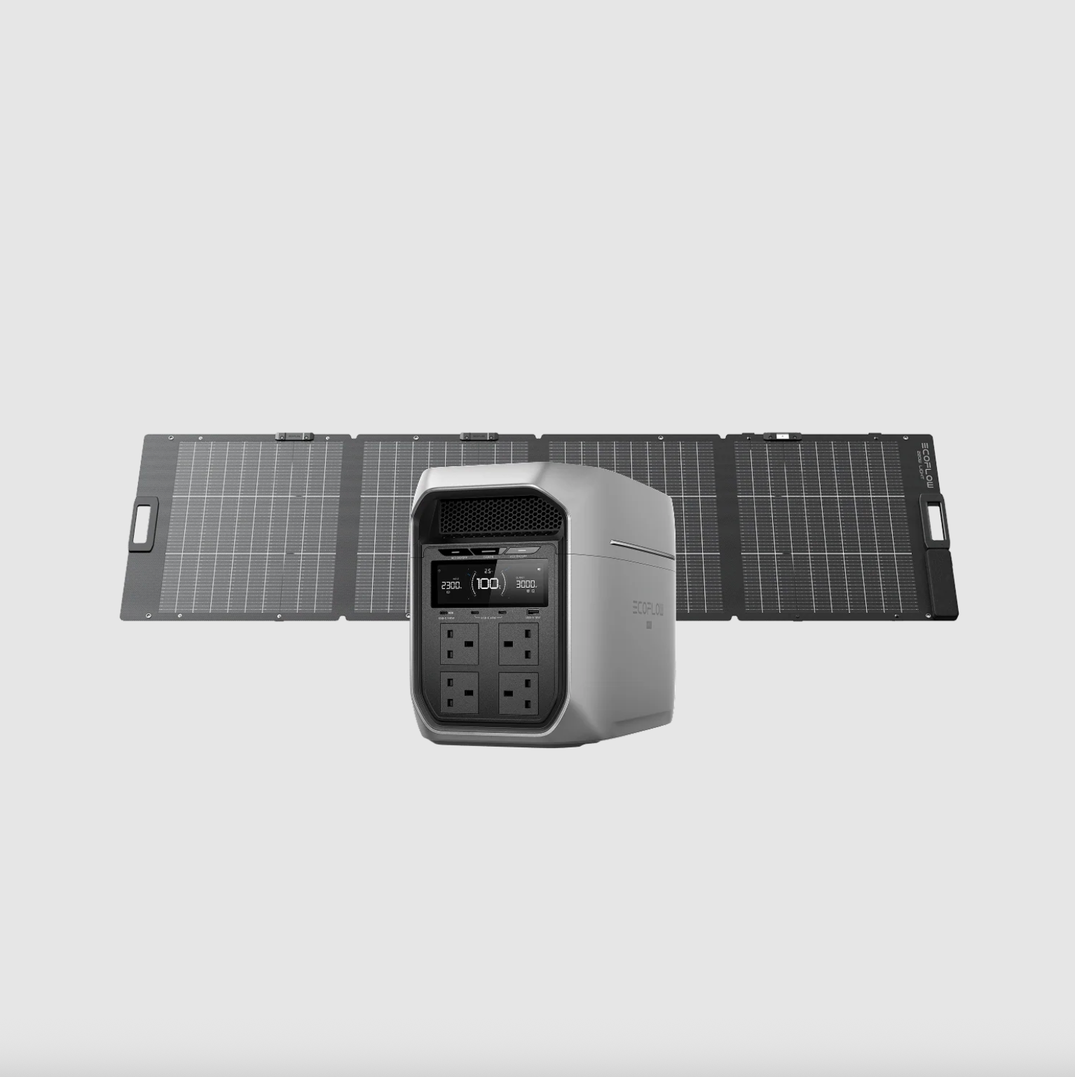 EcoFlow DELTA 3 Max Portable Power Station 2048Wh LiFePO4 Solar Generator Home Backup Camping UK